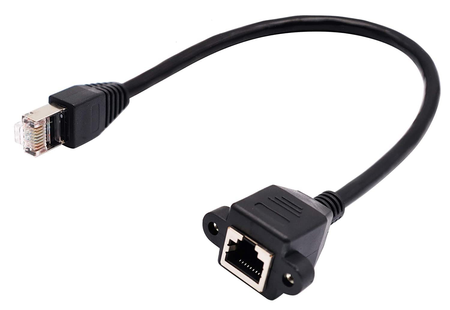 See full amazon price history chart for PARUHT RJ45 Male to Female Extension Cable (30cms),Cat5 Cat5e Cat6 Cat6e Cat7 Network Ethernet Cable Shielded Ethernet Network Connector with Screw Panel Mount Extension Cable for Router,Modem,Black PARUHT RJ45 Male to Female Extension Cable (30cms),Cat5 Cat5e Cat6 Cat6e Cat7 Network Ethernet Cable Shielded Ethernet Network Connector with Screw Panel Mount Extension Cable for Router,Modem,Black (B0B7F7ZBMF) Amazon Price History, Amazon Price Tracker
