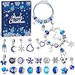 Schmuck Adventskalender 2025 Frauen Teenager Mädchen, Adventskalender Füllung Weihnachtskalender Charm Weihnachten Geschenke für Ehefrau Freundin Schwester