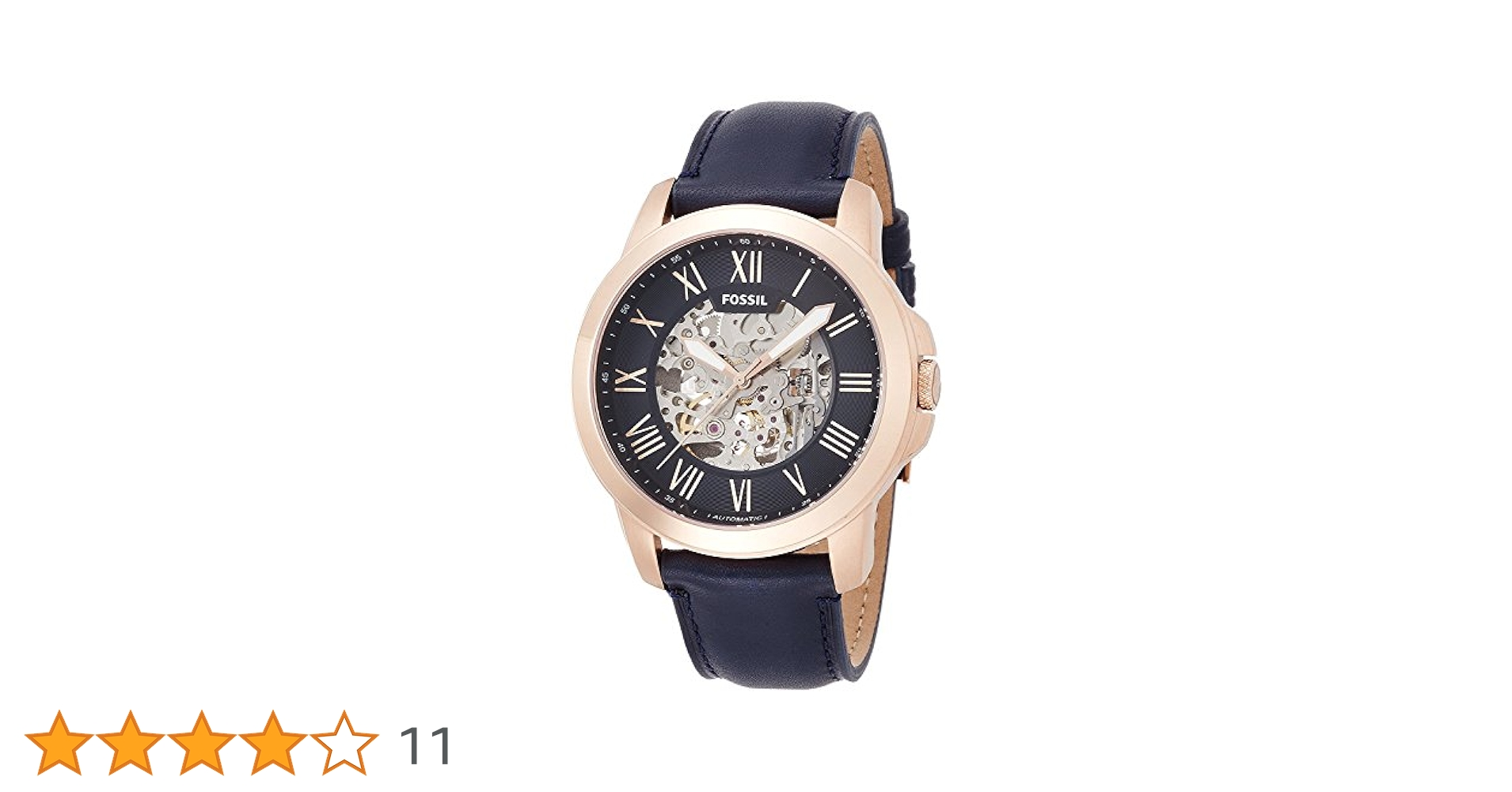Amazon.co.jp: [フォッシル]FOSSIL 腕時計 46mm 自動巻き