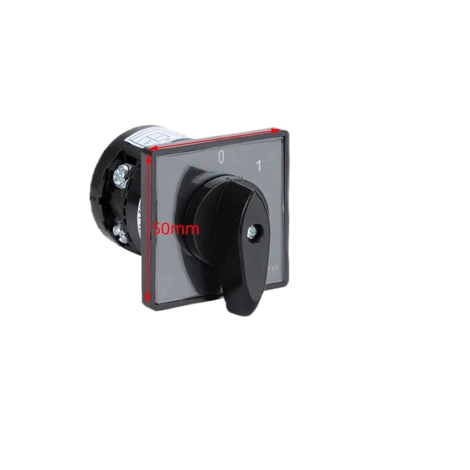 IDGTTLDF HZ5B-20A Series Rotary Cam Switch Multi Positions Changeover Selector Silver 1-4 Poles(1P-01)