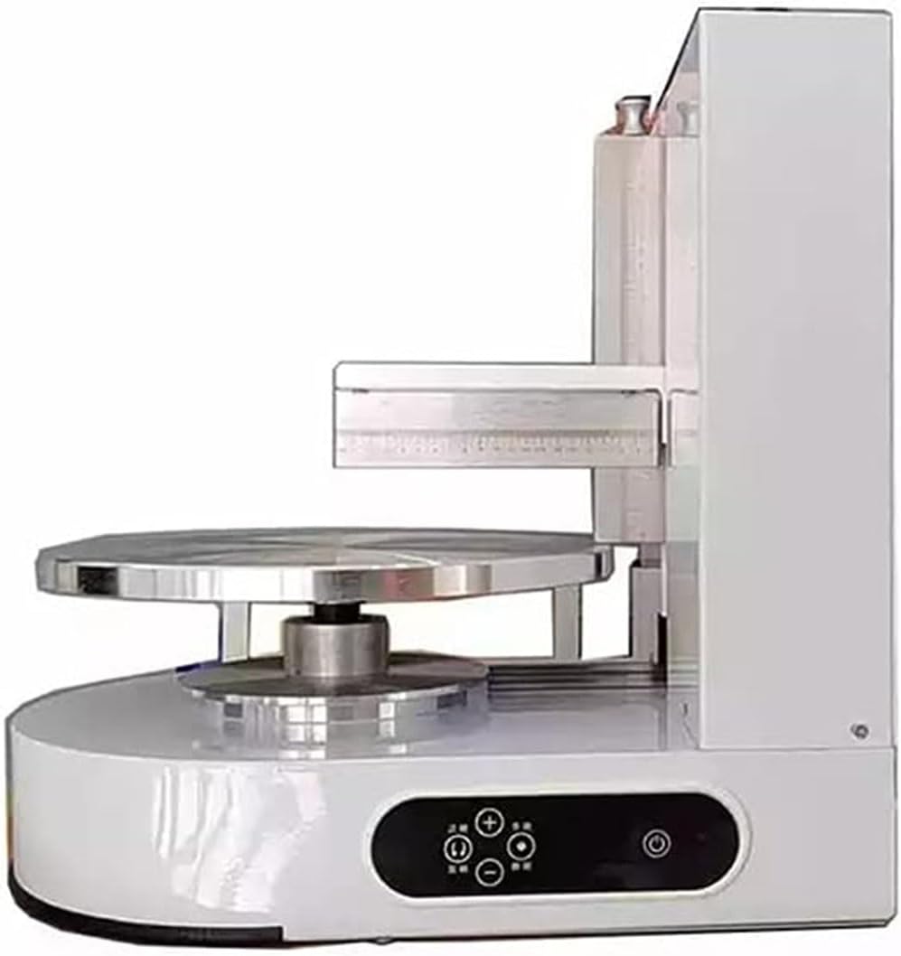 Birthday Cake Cream Smooth Coating Decoration Machine Cake Butter Cream Spreading Machine Cake Bread Cream Jam Spreader (220v, white)