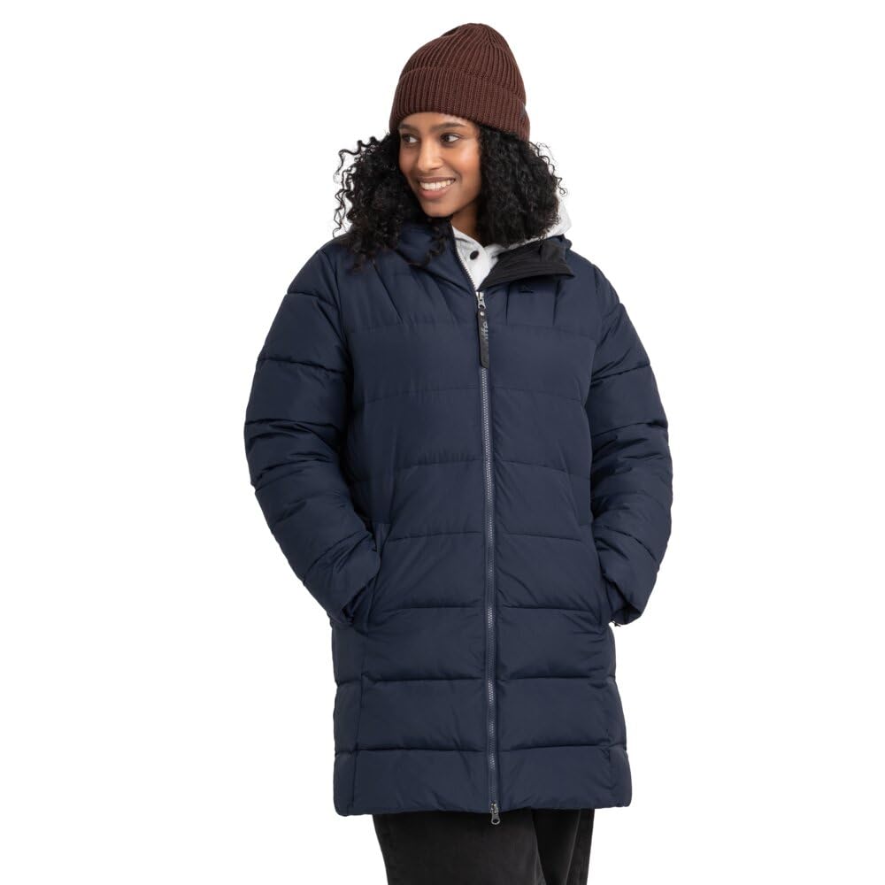 Schöffel Damen Ins Parka Style Boslix WMS, wärmende Winterjacke mit synthetischer Daune, wind- und wasserabweisende Funktionsjacke mit gefütterter Kapuze
