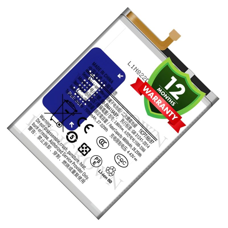 Image of Original EB-BM415ABY Battery Compatible for Samsung Galaxy M51 - (7000mAh) - 1 Year Warranty DF7