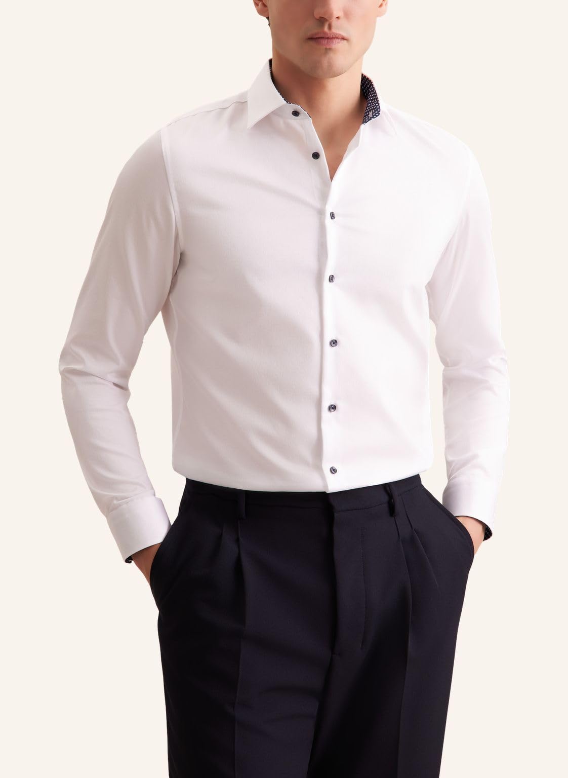 Seidensticker Slim Fit Langarm Business-Hemd Chemise Homme