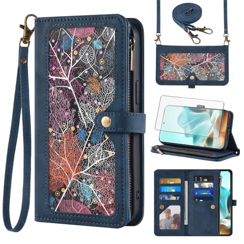 Coque Motorola Moto Edge 60 Asuwish Housse Protection Bleu