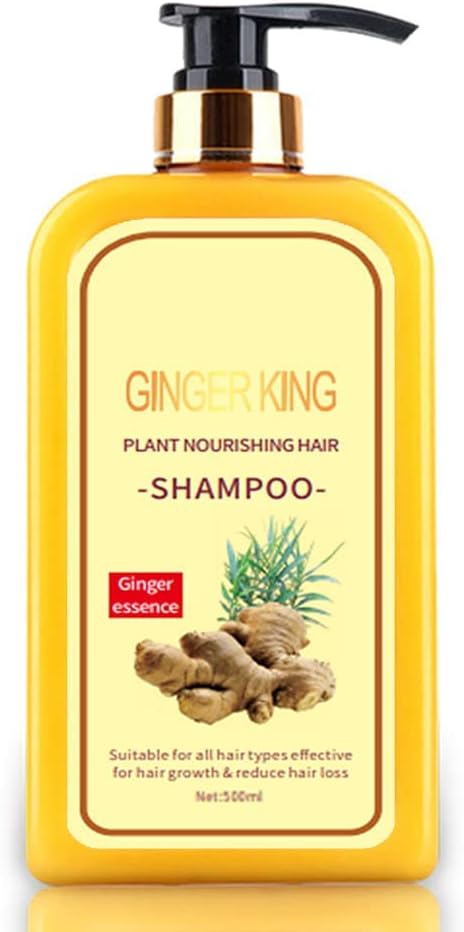 ANRUI Ginaday Instant Ginger Hair Regrowth Shampoo,17.6oz Ginger Shampoo For Hair Growth, Ginger Hair Care Shampoo, Anti-Hair Loss Hair Shampoo (1pcs)