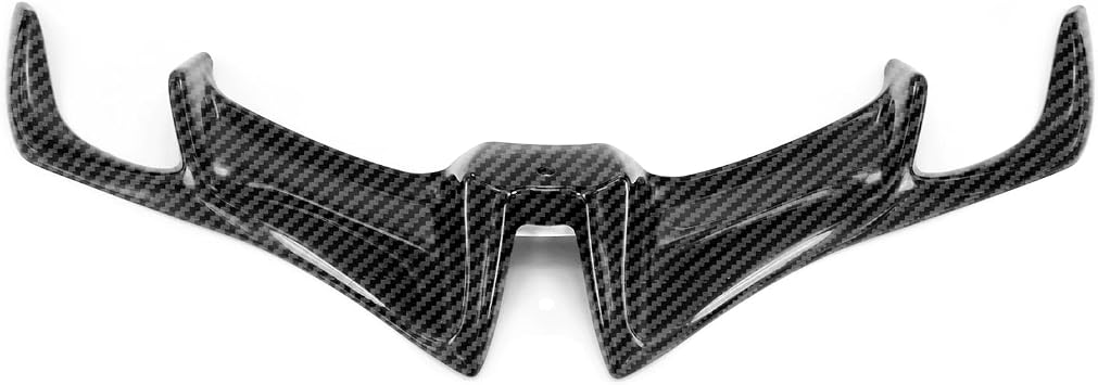 Motorcycle Accessories Aerodynamic Winglets Fairing Cover Nose Beak Protection Guard Compatible with Yama YZF R15 V4 2021 2022 2023 Carbon Fiber