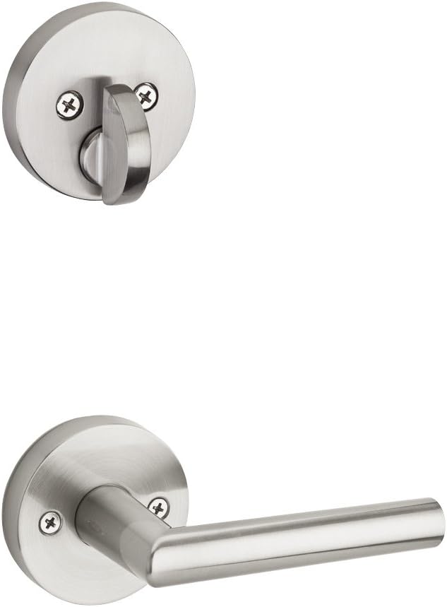 Kwikset 99710-008 Single Cylinder Interior Pack Only with Milan Lever For Signature Series Low Profile Handle In Satin Nickel