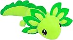 Jouet en peluche d'Axolotl, animal farci d'axolotl,14.6" Kawaii Poupée cadeau de jouets pour les filles de garçons (noir)