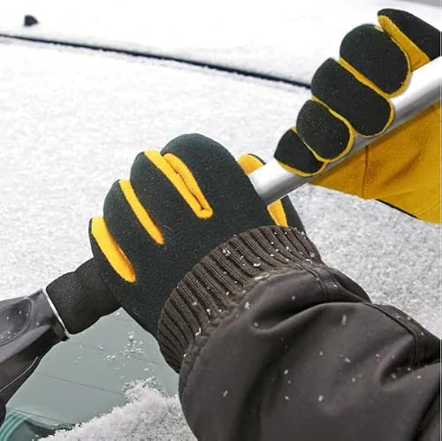 True Grip Winter Fleece Deerskin Palm Large 40 G Thinsulate Cold Weather Work Gloves Large #TOP1