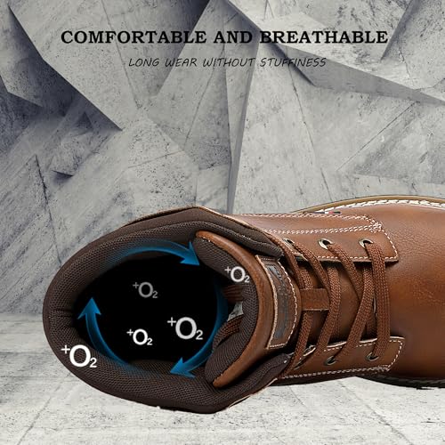 Image of ARRIGO BELLO Mens Winter Boots Snow Shoes Casual Booties US Size 8-12 | Warm Fur Lined,Mesh Lined,Non-slip,Breathable,Durable,Outdoor,Ankle Boot,Comfortable,Removable Insole