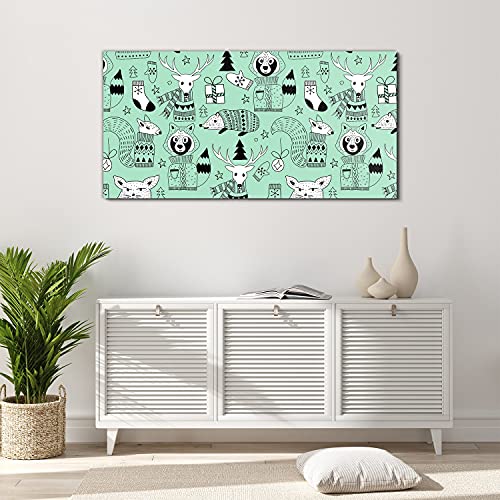 Tableau acrylique d'art 120x60cm au rendu premium pour salon contemporain - 4