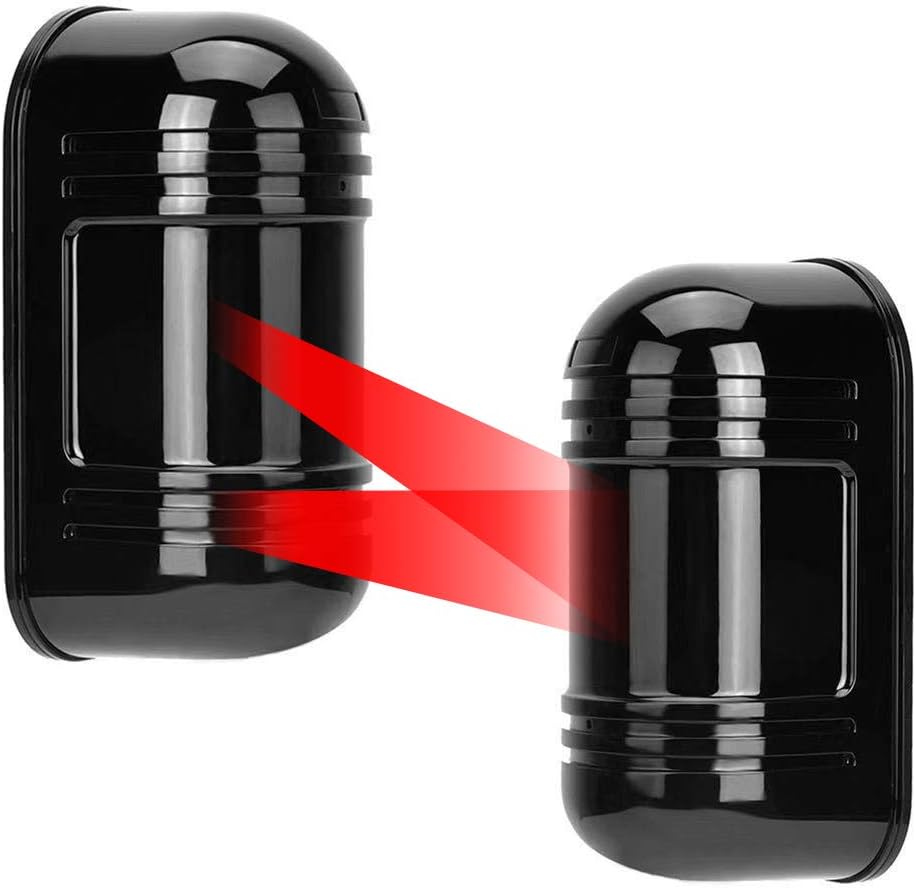 Yohii Double Beam Outdoor 100m Security Active IR Infrared Detector with Beam Alignment