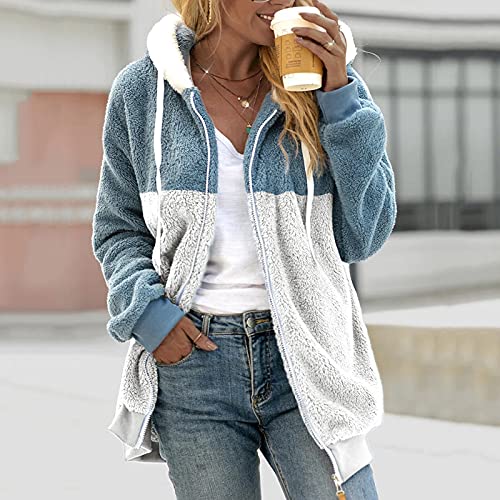 Sweat à capuche hiver femme chaud veste décontractée zippée grande taille