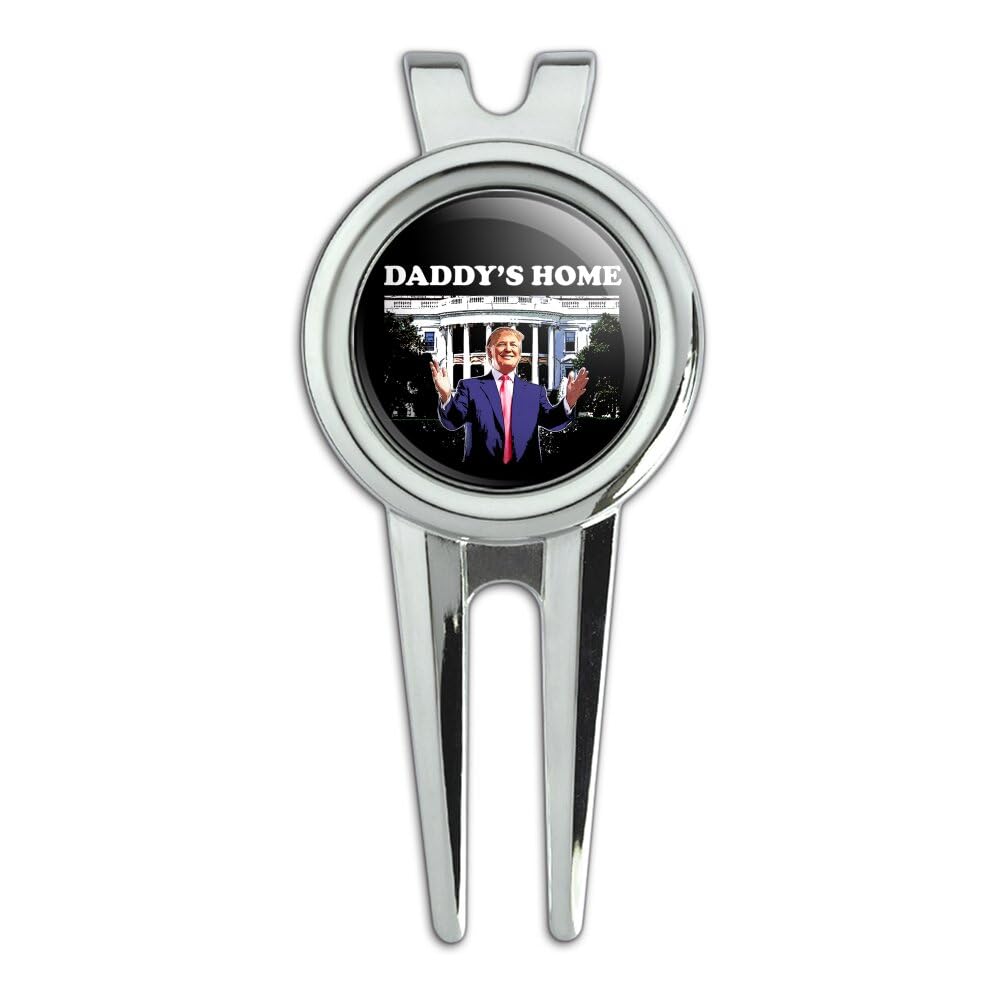 Trump's White House Golf Divot Repair Tool and Ball Marker