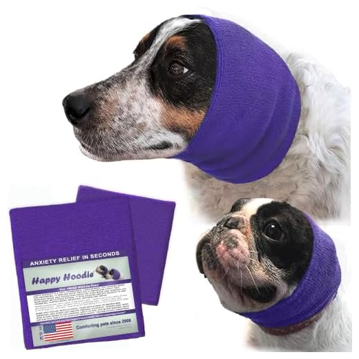 The Original Happy Hoodie for Dogs & Cats - Since 2008-2 Pack (1 Small, 1 Large) - The Grooming and Force Drying Miracle Tool for Anxiety Relief & Calming Dogs