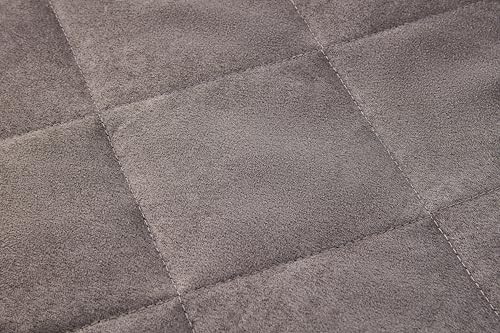 KingCamp Erhöhtes Hundebett Hundeliege Outdoor Haustierbett Haustierliege Atmungsaktivem Mesh & Wildledermatte & Rutschfesten Füßen für Reisen Garten Outdoor Indoor, Schwarz 57 x 57 x 23 cm