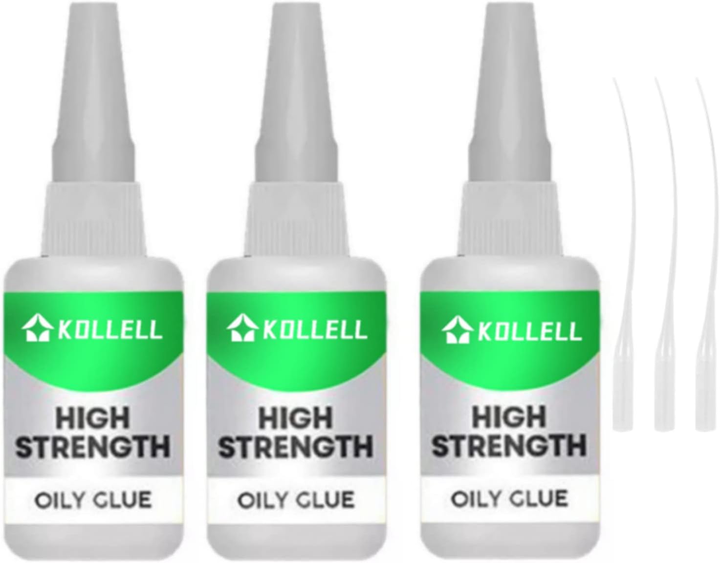 High Strength Oily Glue,Universal Super Glue,Welding High-Strength Oily Glue, Used For Quick Repair Of Metal, Plastic, Wood, Glass, Jade And So On(50g/pcs) (3PCS)