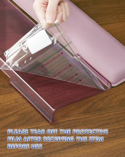 Image of Laborio Computer Keyboard Wrist Rest Stand for Desktop, Keyboard Holder for Easy Typing with Wrist Pad for Office Desk, Home, School (Rose Pink)