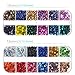 BLINGINBOX bedazzler kit Rhinestones 0.15inches SS16(3.8-4mm) 24 Colorful Nail Art Rhinestones Flatback Crystal gems 2 Boxes for colthes Wallet Camera Phone Doll Toy Decoration