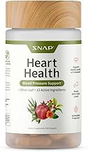 Snap Supplements Heart Health Support Supplement - Botanical Support for Heart Health, Healthy Circulation, and Nitric Oxide Levels, 90 Capsules (30 Servings, 1 Month Supply)