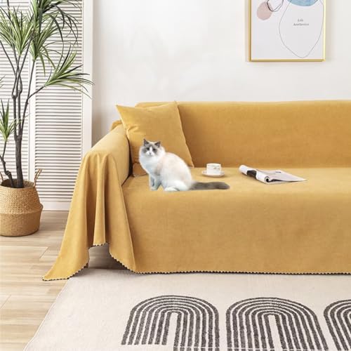 マルチカバー おしゃれ 無地 大判 ソファカバー 撥水加工 犬猫対策 長方形 3人掛け 1人 2人 4人掛け ソファーカバー 滑り止め 爪とぎ防止 防塵カバー ベッドカバー 椅子ラグ 肩掛け マルチクロス オーダー カーペット 6色 四季通用 洗濯可 傷防