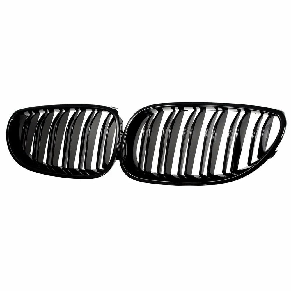 Rejilla de riñón de Repuesto para Parachoques Delantero de Coche Parrilla de Carreras - Apto para BMW 5 Series E60 M5 E61 520i 545i 550i 535i 2003-2010 [OEM:51137027061,51137027062]