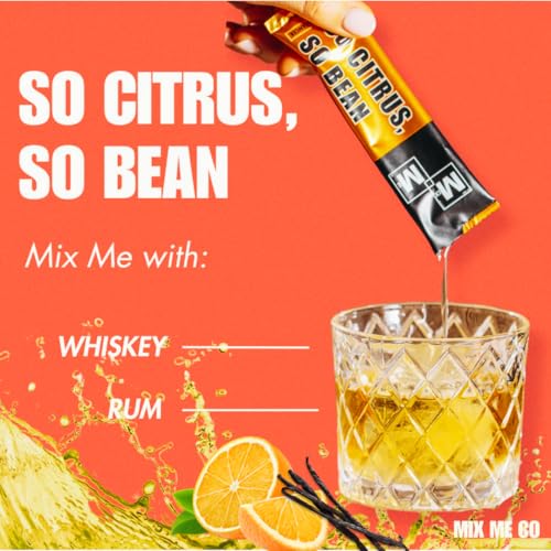 Mix Me Cocktail Mixer Variety Pack - Single Serve - Pairs w/ Tequila, Bourbon, Whiskey, Gin, Vodka, Rum, Champagne, Wine or Sparkling Water - Vegan - Gluten Free - Dairy Free - No Artificial Sweeteners 10.2 oz (12 Pack) - Thumbnail 4