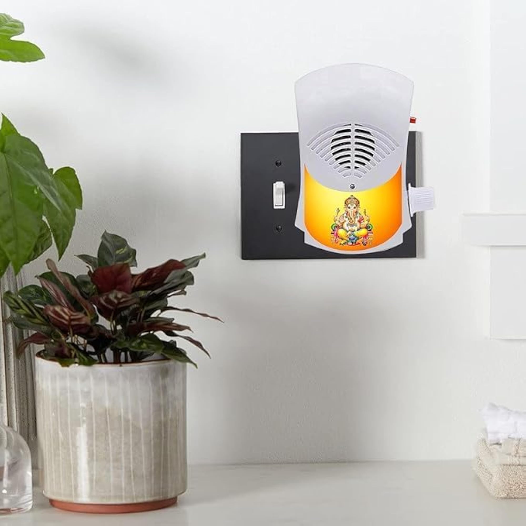 Hindu Religious Continuous Mantra Chanting Bell with LED Light