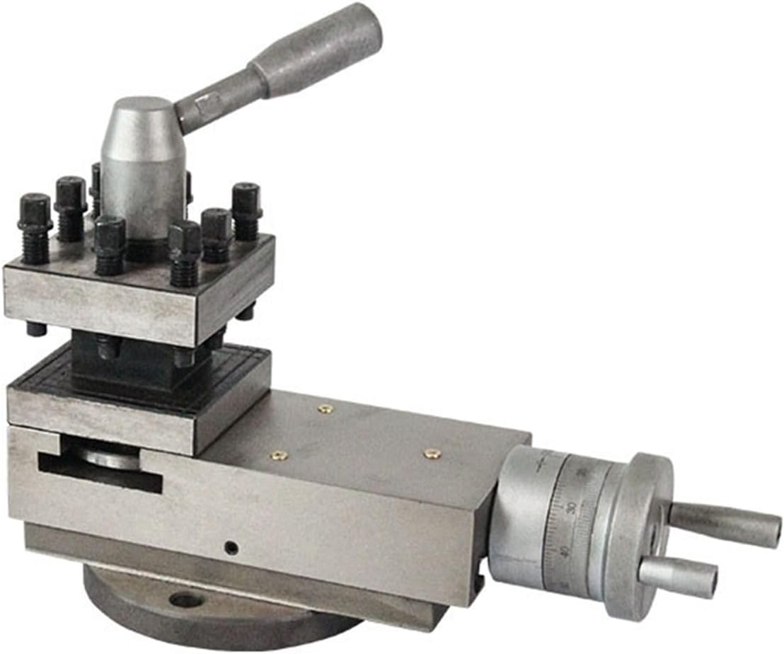 Woodturning Lathe Tool Rest, 343mm Mini Metal Lathe Tools Assembly, Width 77mm Stroke 88mm, Lathe Quick Change Tool Post, Metalworking Lathe Tool Accessories, Wood Turning Tools And Accessories