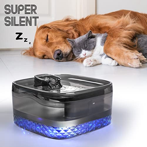 Dog Water Fountain For Large Dogs, 230Oz/1.8Gal/7L Large Automatic Pet Water Dispenser, Cat Water Fountain Dog Water Bowl Dispenser With Cleaning Tool & Replacement Filters, For S-L Dogs And Multi-Pet #TOP2