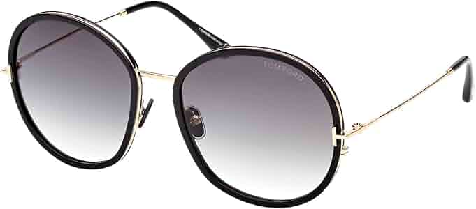 Amazon.com: Sunglasses Tom Ford FT 0946 Hunter- 02 01B Shiny