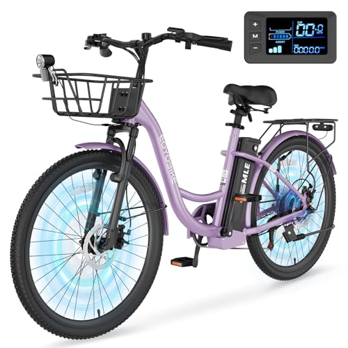 MOONCOOL Electric Bike for Adults, 700W Peak Power 7 Speed