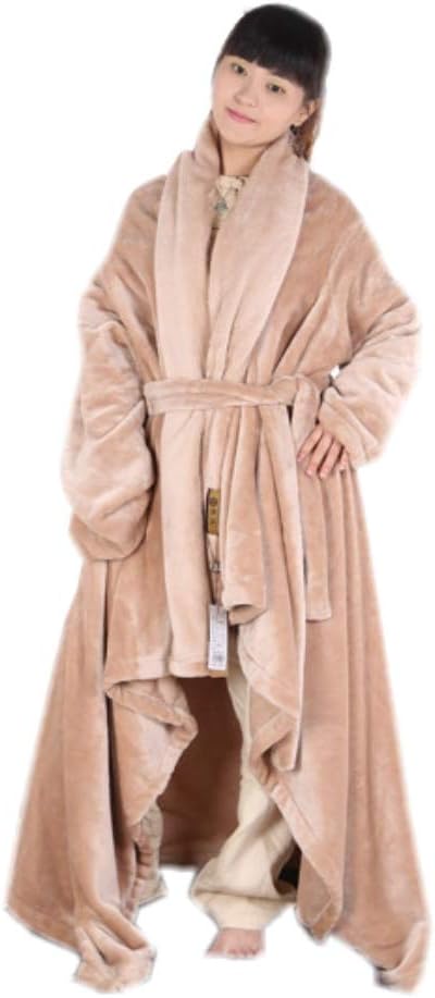 ZanYing Unisex Thickened Warm Flannel Meditation Cloak Yoga Shawls