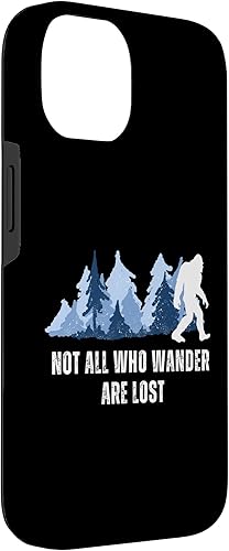 Miniatura 6 de Funda con estampado de naturaleza Not All Who Wander Are Lost Bigfoot Sasquatch para iPhone 13 Pro Max