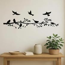 Modern 5-Piece iron Bird Wall Art Set Rustproof Waterproof Living Room Bedroom Patio Garden Durable Indoor Outdoor Home Decor Unique Housewarming Wedding Birthday Gift