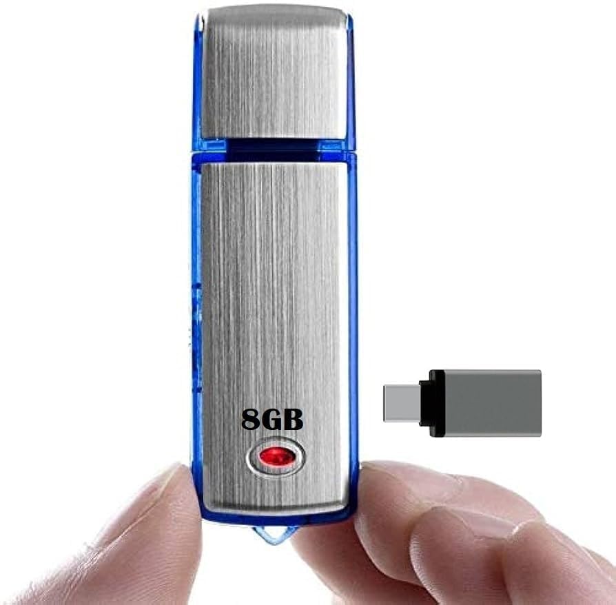 AYIKA 8GB Pocket, Secret, Portable Audio Voice Recorder Device Inbuilt Memory-picture-18