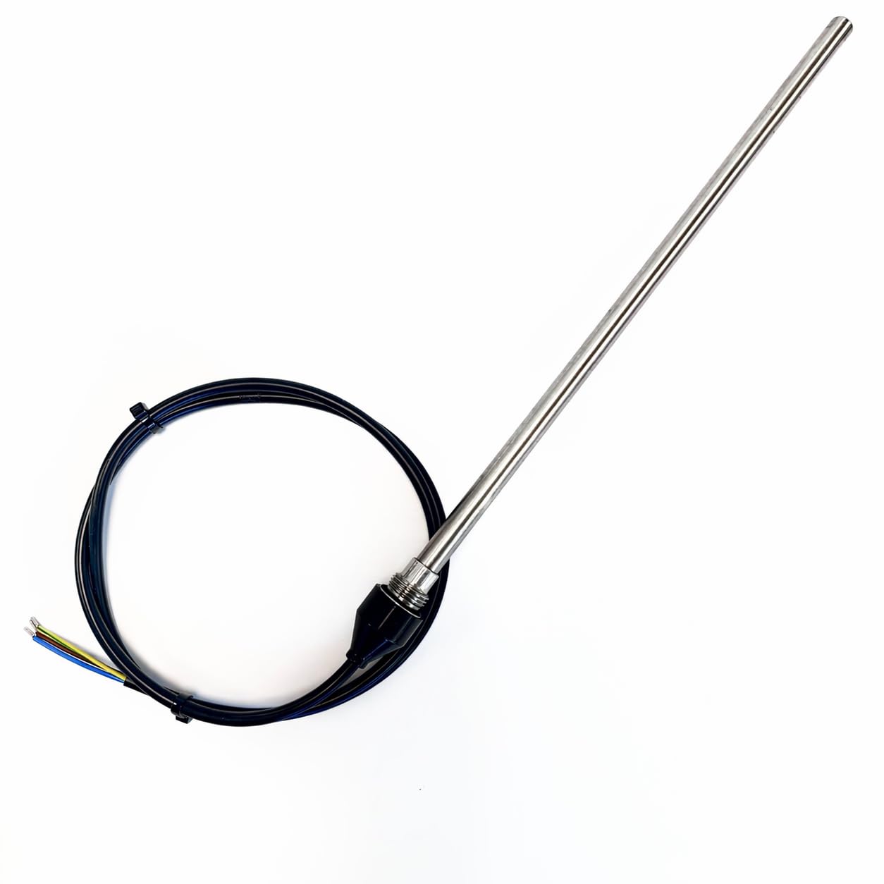 Valdern 600W BLACK Towel Rail Electric Heating Element | Towel Radiator Element