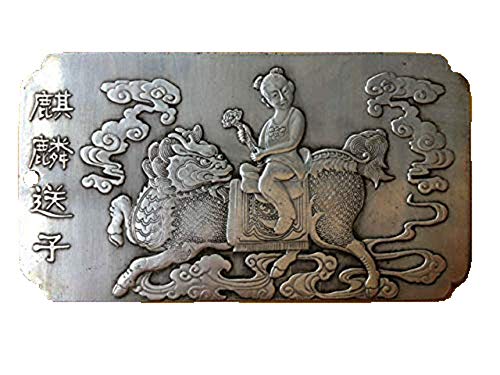 Statue tibétaine argent authentique pour collectionneur objet certifié