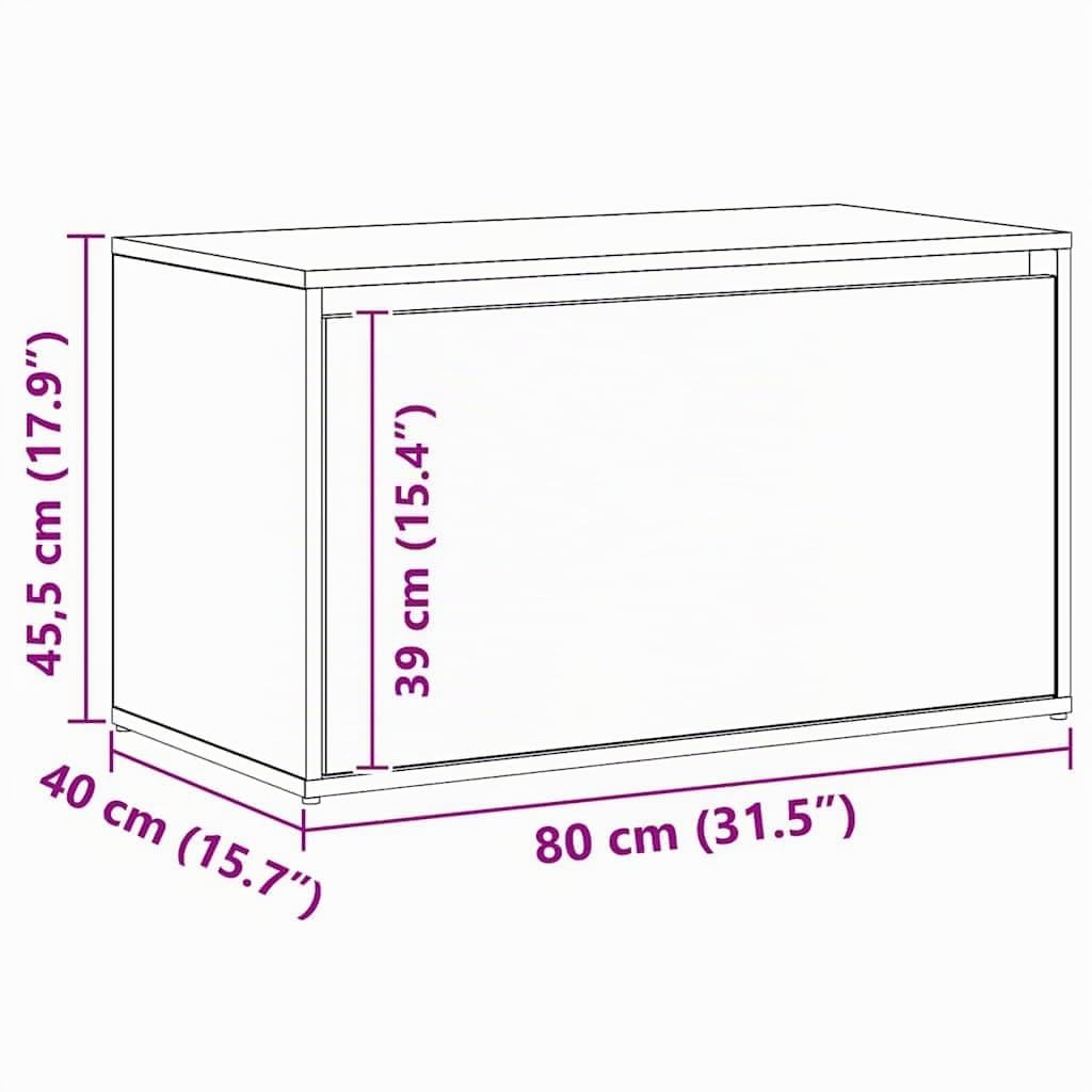 vidaXL Panca da Ingresso 80x40x45 cm Arredo Sedia Colori Diversi