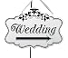 Lillian Rose Wedding Direction Double Sided Sign, 18-Inch by 13-Inch