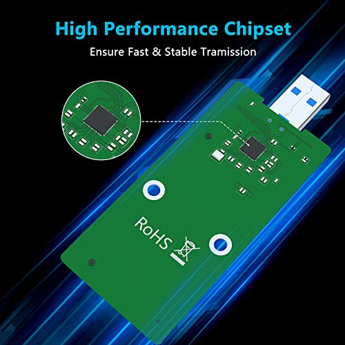 Carcasa externa mSATA a USB 3.0 para disco SSD miniatura 6