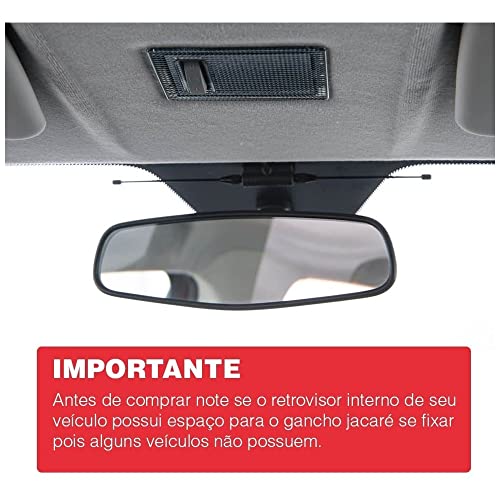 01SHIRTS Suporte multifuncional para celular com espelho retrovisor universal para carro, carro, car