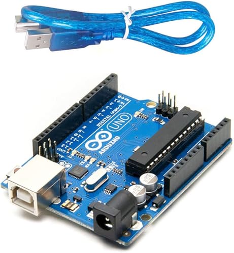 UNO R3 ATmega328P Development Board CH340 Microcontroller USB Programming Cable 7.5cm Length