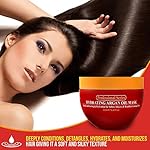 Arvazallia Hydrating Argan Oil Hair Mask and Deep Conditioner for Dry or Damaged Hair (8.45 oz Jar) - Image 3