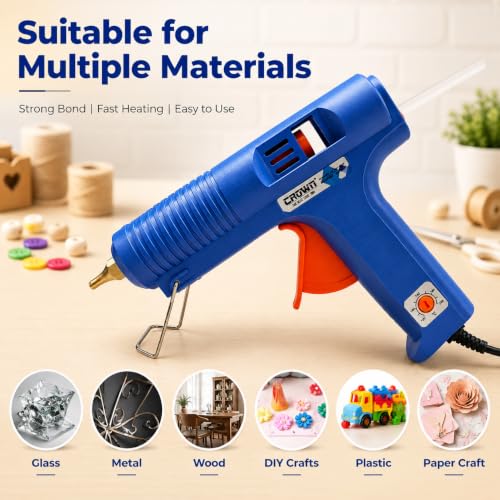 CROWN BRAND Crown 150W Heavy Duty Glue Gun with Temperature Control - Image 6
