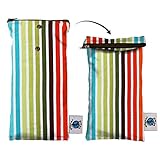 Planet Wise Wipe Pouch, Earth Stripe