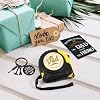Father's Day Gifts Set: 25FT No One Measures Up to You Tape Measure & If Dad Can't fix it,no one can Keychain for Dad Birthday Christmas Gag Gift from Daughter, Son, Wife with Socks