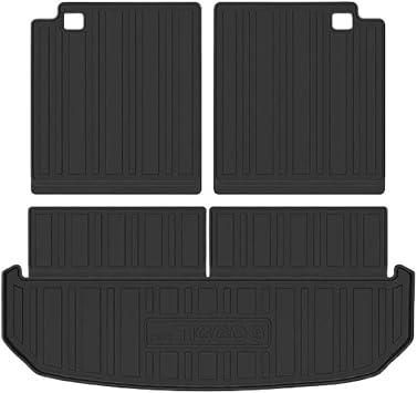 TPE Floor Mats Compatible with JAECOO J8 7 Seats 2025 All Weather Front Rear Cargo Liner Mat Waterproof Anti-Slip Foot Pads AccessoriesBox mats 3PCS