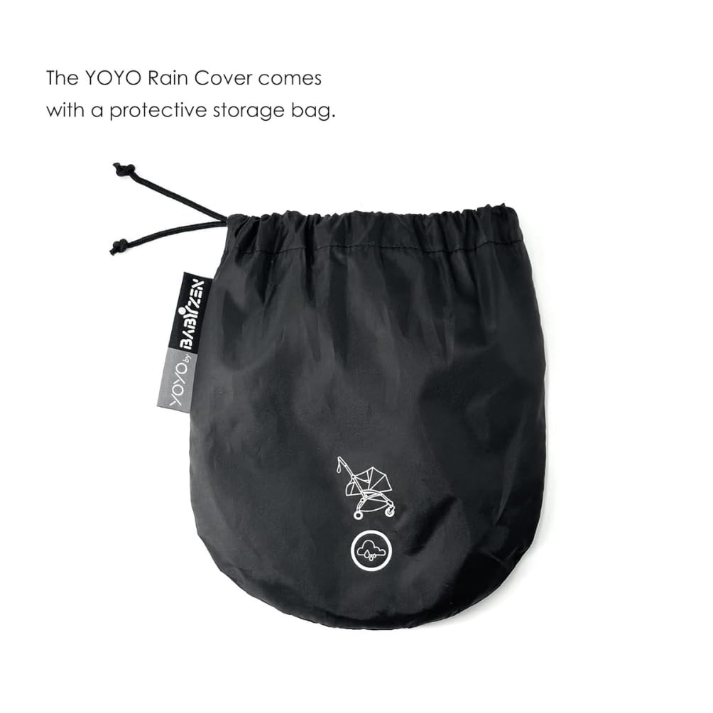 Stokke YOYO Rain Cover for 0+ Newborn Pack - Protect Baby from Bad Weather - Easy to Install & Store - Includes Storage Bag